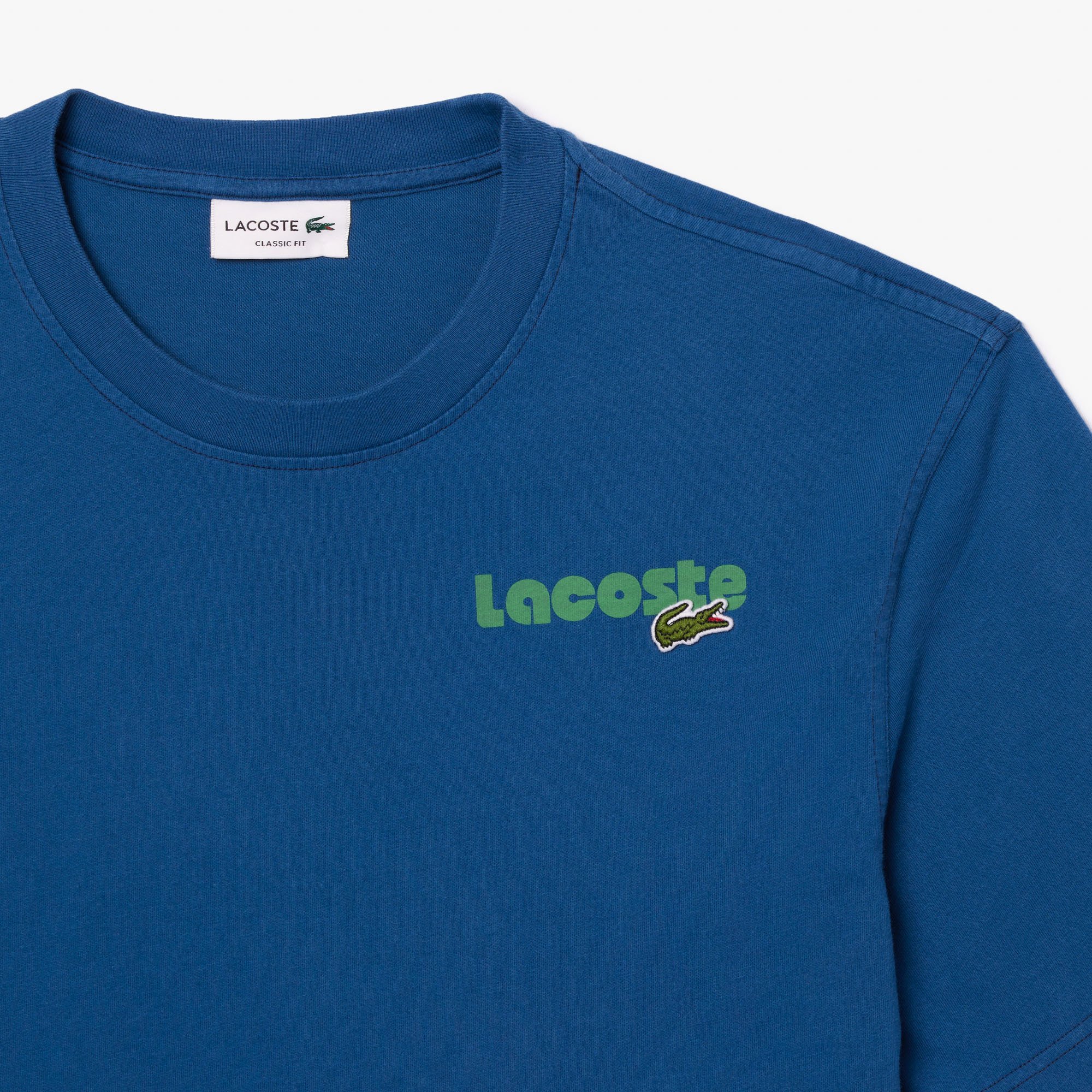 Áo Thun Lacoste Nam Hiệu Ứng Wash Họa Tiết Ombré