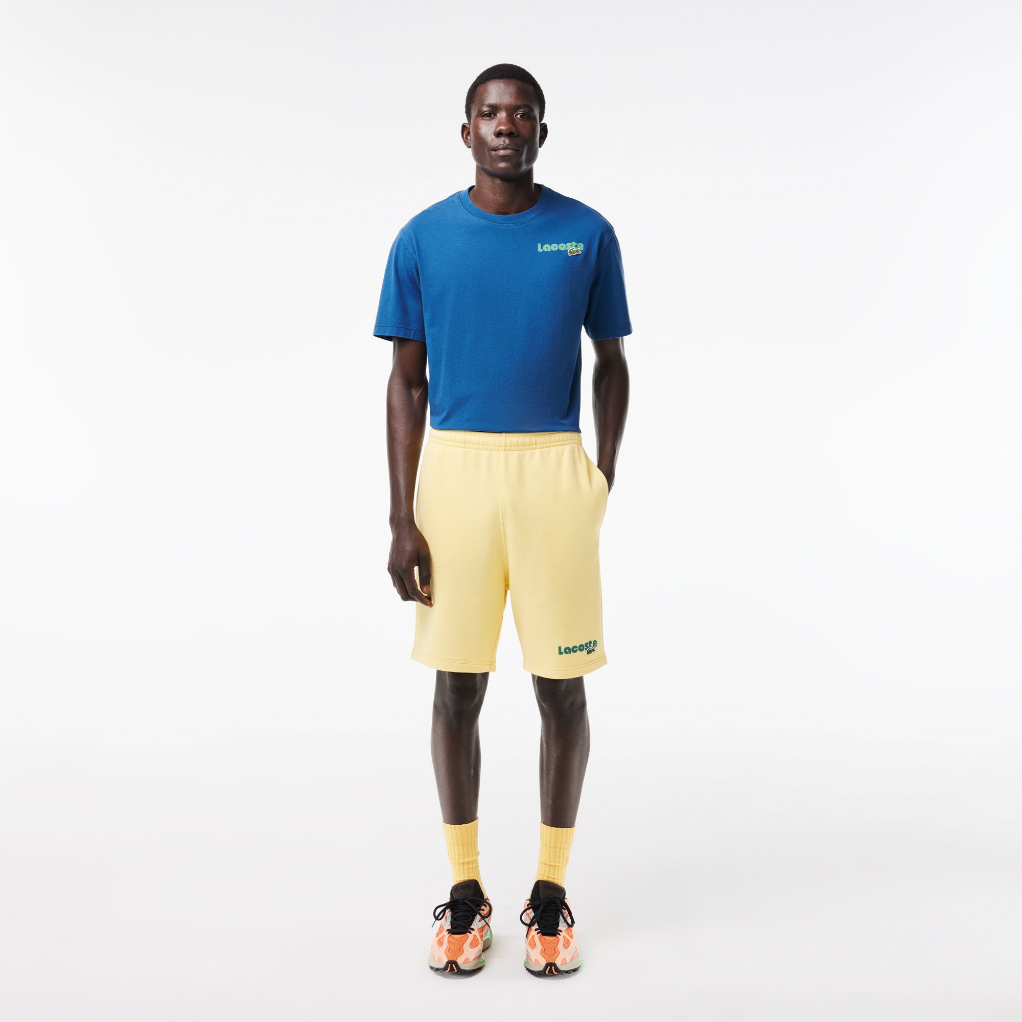 Áo Thun Lacoste Nam Hiệu Ứng Wash Họa Tiết Ombré