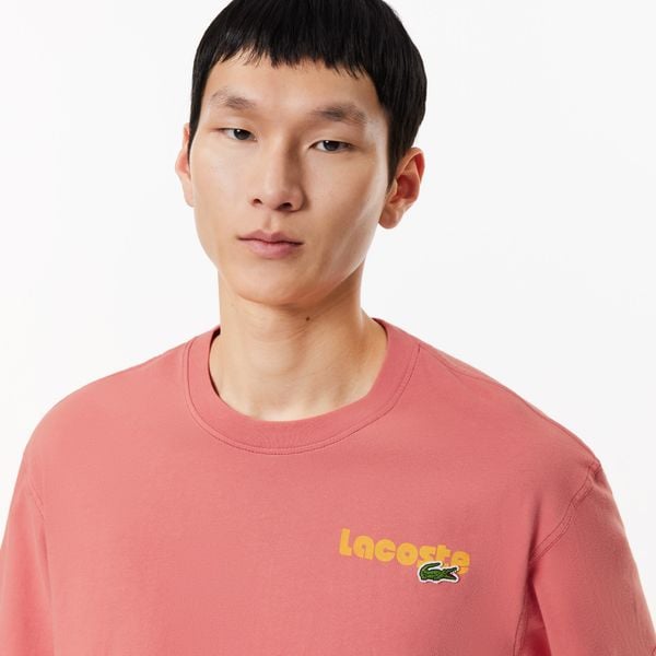 Áo Thun Lacoste Nam Hiệu Ứng Wash Họa Tiết Ombré