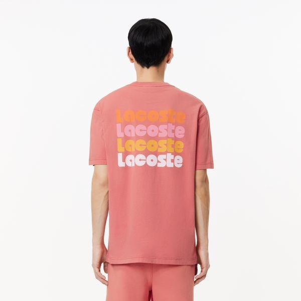 Áo Thun Lacoste Nam Hiệu Ứng Wash Họa Tiết Ombré