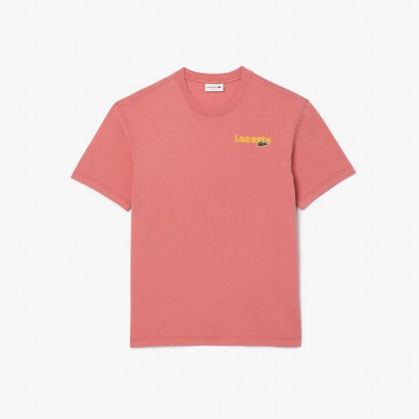 Áo Thun Lacoste Nam Hiệu Ứng Wash Họa Tiết Ombré