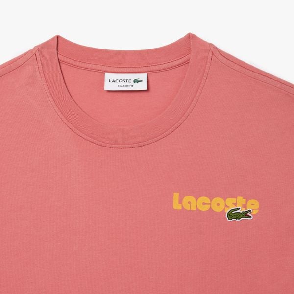 Áo Thun Lacoste Nam Hiệu Ứng Wash Họa Tiết Ombré