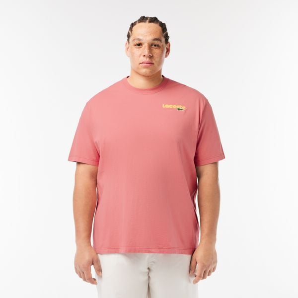 Áo Thun Lacoste Nam Hiệu Ứng Wash Họa Tiết Ombré