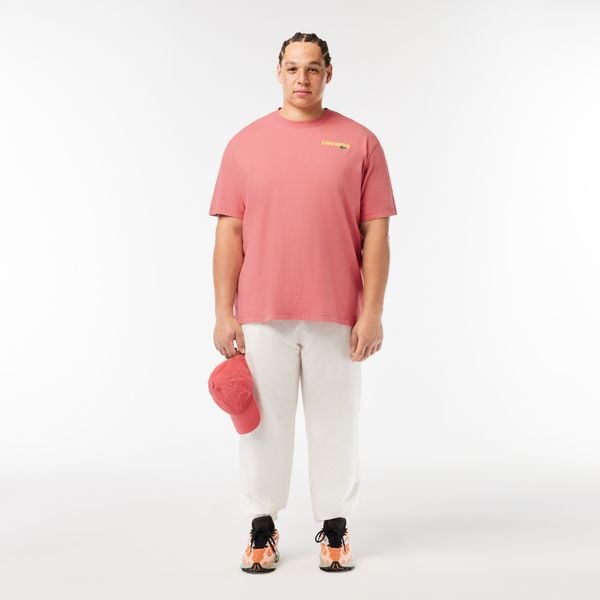 Áo Thun Lacoste Nam Hiệu Ứng Wash Họa Tiết Ombré