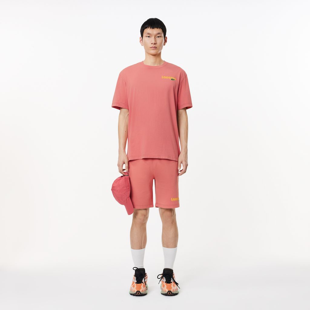 Áo Thun Lacoste Nam Hiệu Ứng Wash Họa Tiết Ombré