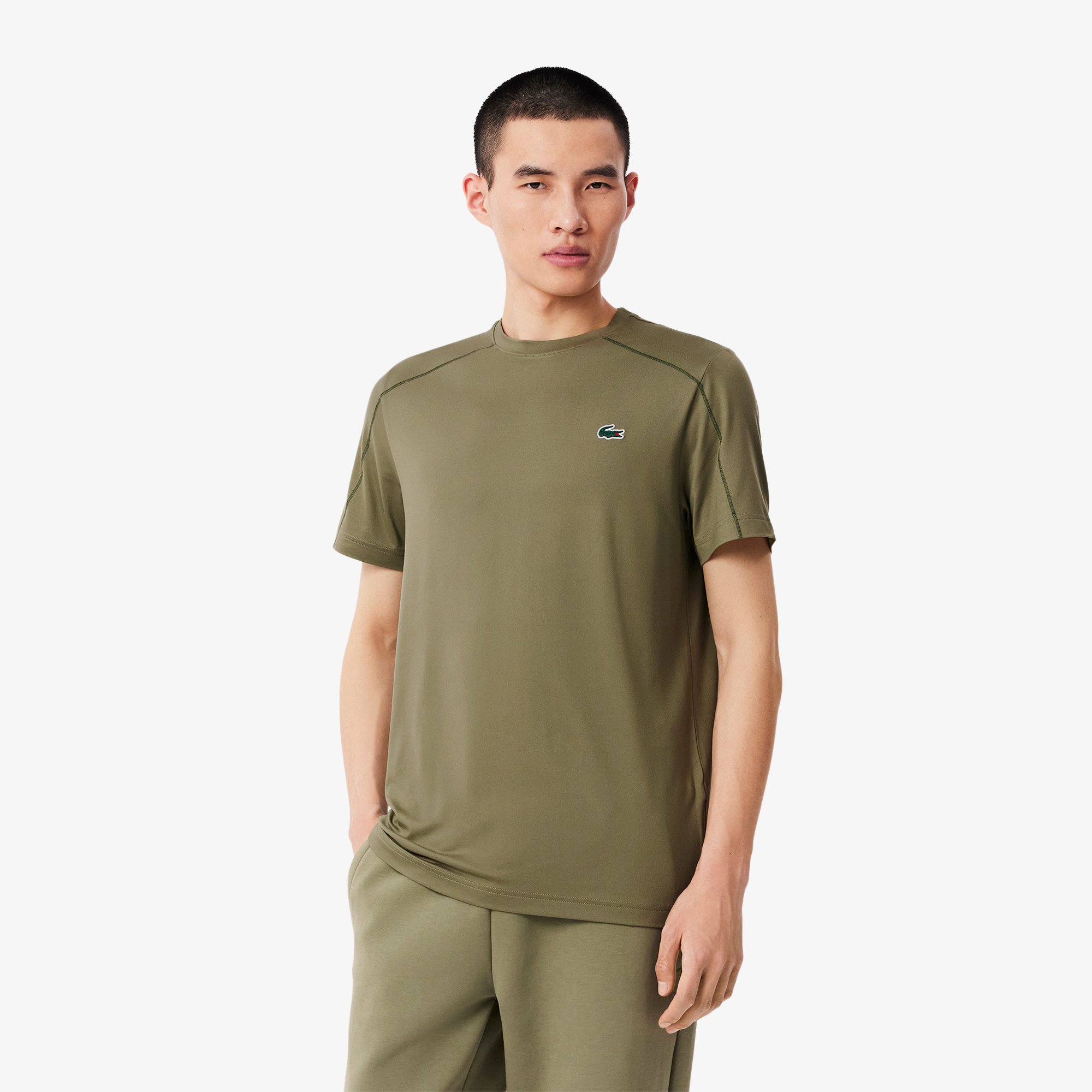 Áo Thun Thể Thao Lacoste Nam Công Nghệ Ultra- Dry Chất Liệu Co Giãn