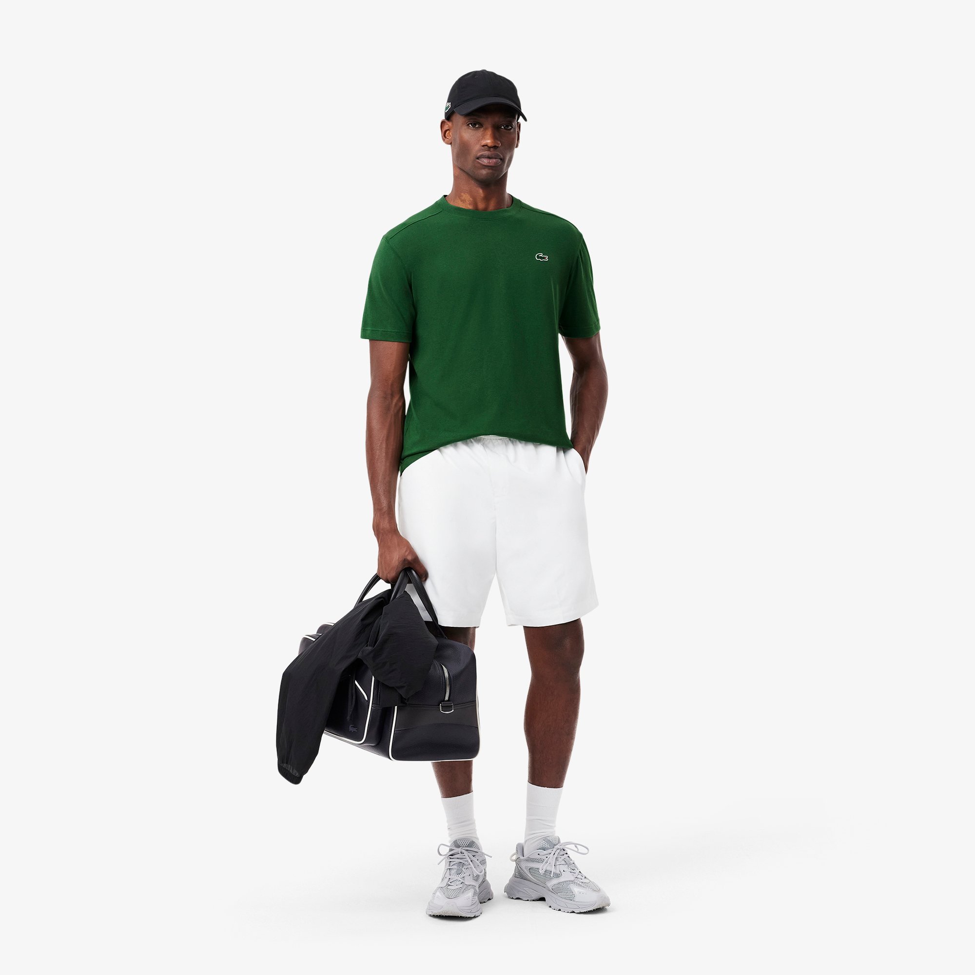 Áo Thun Thể Thao Lacoste Nam Chất Liệu Cotton Công Nghệ Ultra Dry