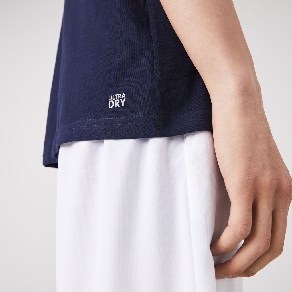 Áo Thun Thể Thao Lacoste Nam Chất Liệu Cotton Công Nghệ Ultra Dry