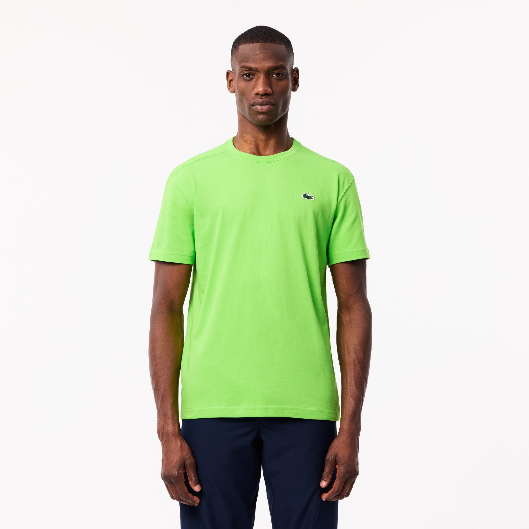 Áo Thun Thể Thao Lacoste Nam Chất Liệu Cotton Công Nghệ Ultra Dry