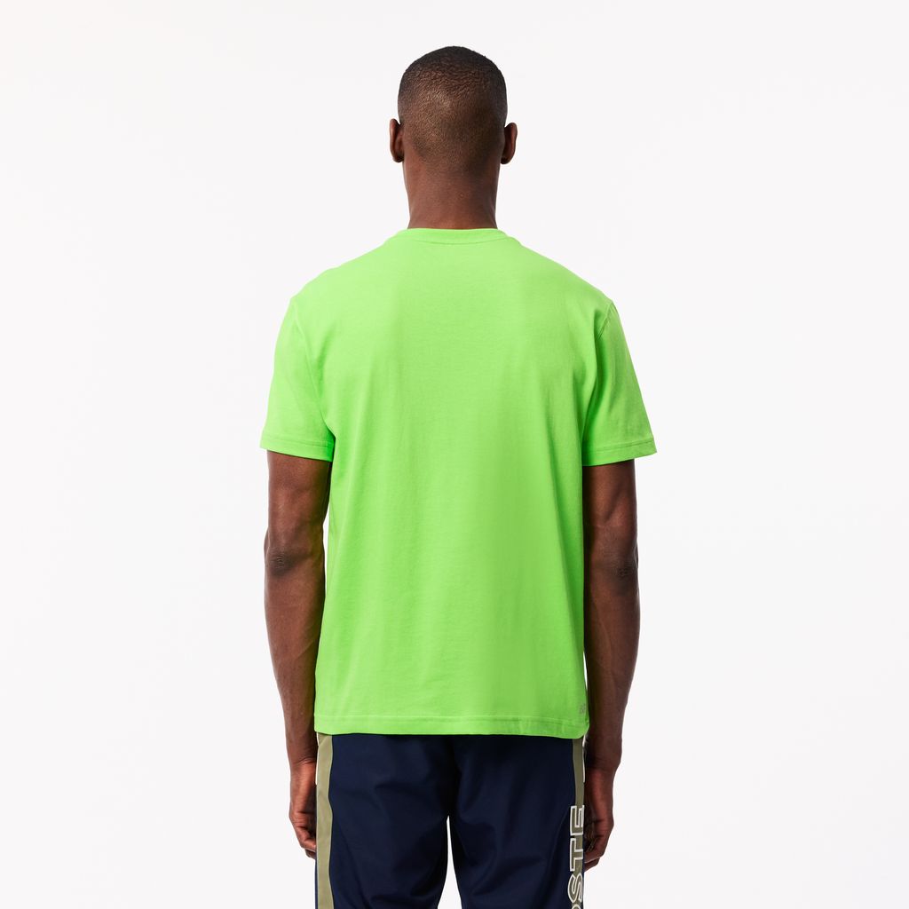 Áo Thun Thể Thao Lacoste Nam Chất Liệu Cotton Công Nghệ Ultra Dry