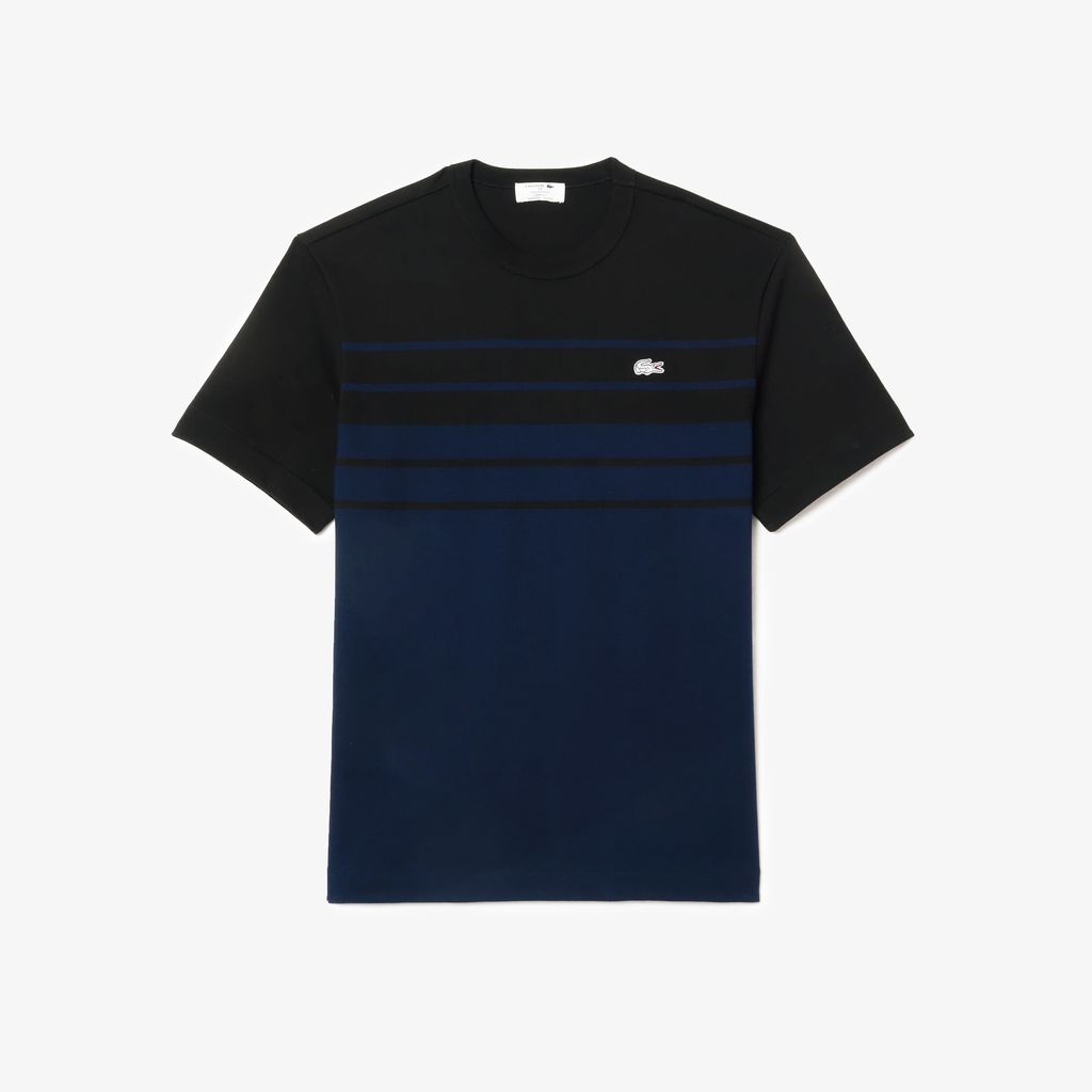 Áo Thun Lacoste Nam Sọc Sản Xuất Tại Pháp Chất Liệu Cotton Dày