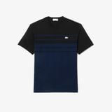Áo Thun Lacoste Nam Sọc Sản Xuất Tại Pháp Chất Liệu Cotton Dày
