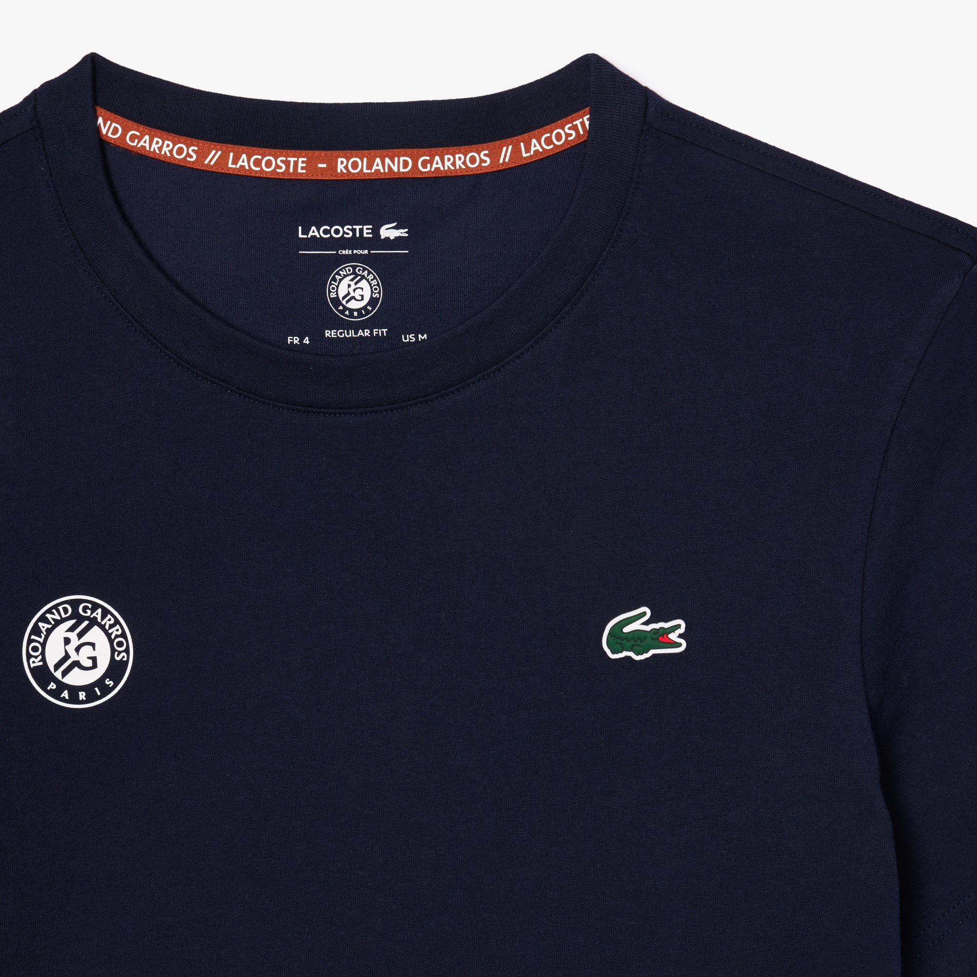Áo Thun Tennis Lacoste Nam Phiên Bản Roland-Garros Công Nghệ Ultra Dry