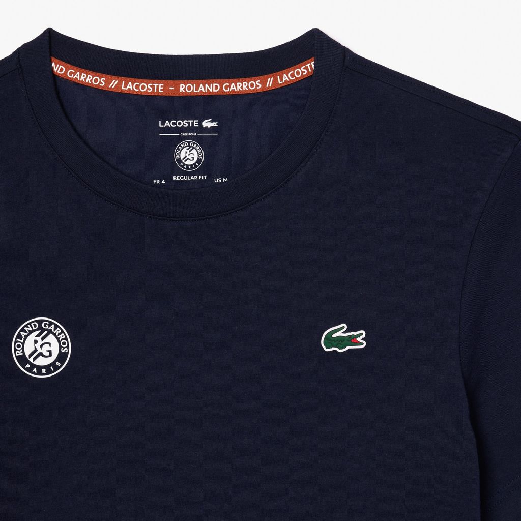Áo Thun Tennis Lacoste Nam Phiên Bản Roland-Garros Công Nghệ Ultra Dry