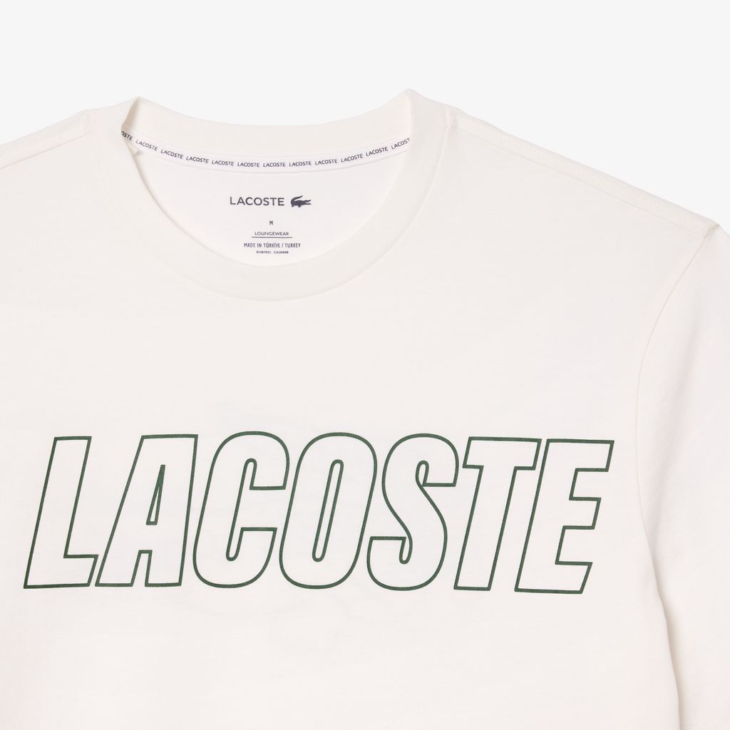 Áo Thun Mặc Nhà Lacoste Nam In Họa Tiết Tương Phản