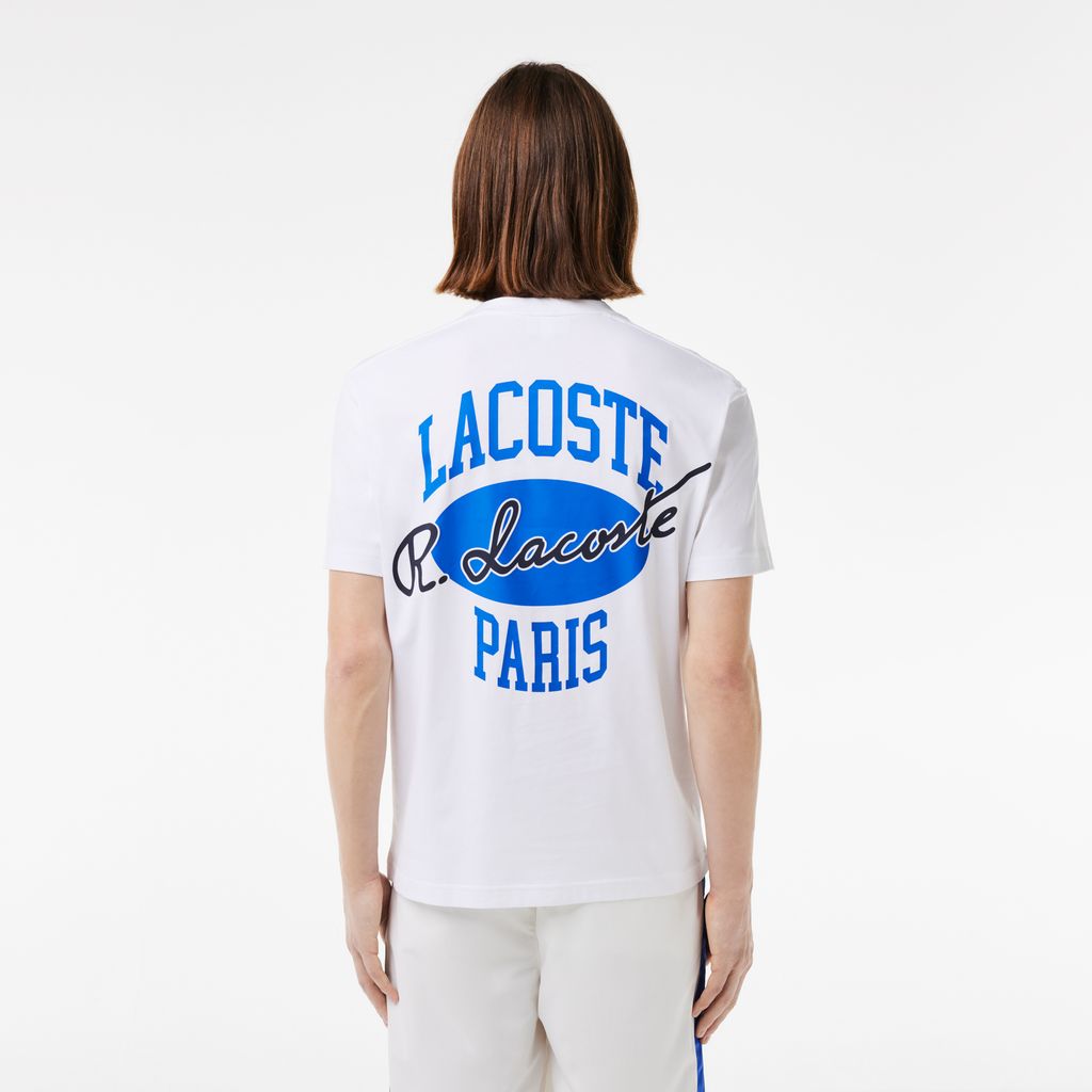 Áo Thun Lacoste Nam In Mặt Sau Chất Liệu Cotton