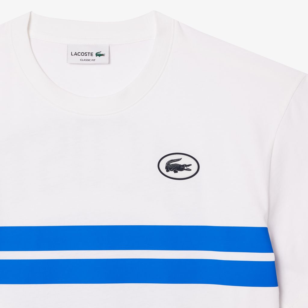 Áo Thun Lacoste Nam In Mặt Sau Chất Liệu Cotton