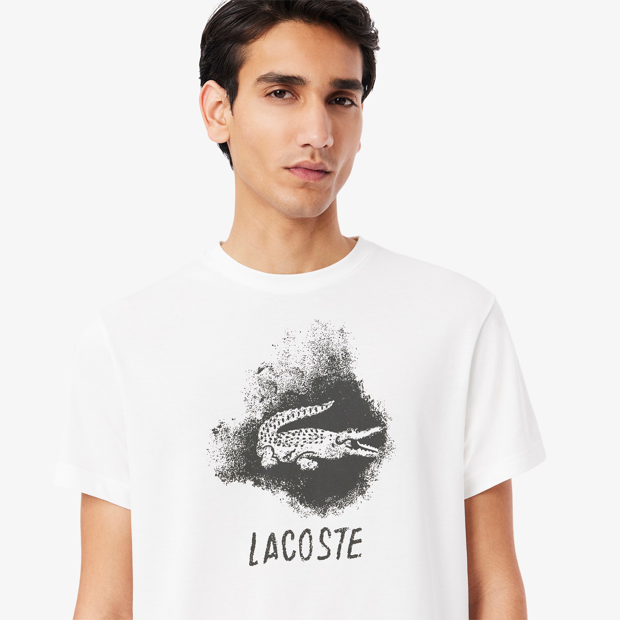 Áo Thun Thể Thao Lacoste Nam Hoạ Tiết Graphic Công Nghệ Ultra Dry