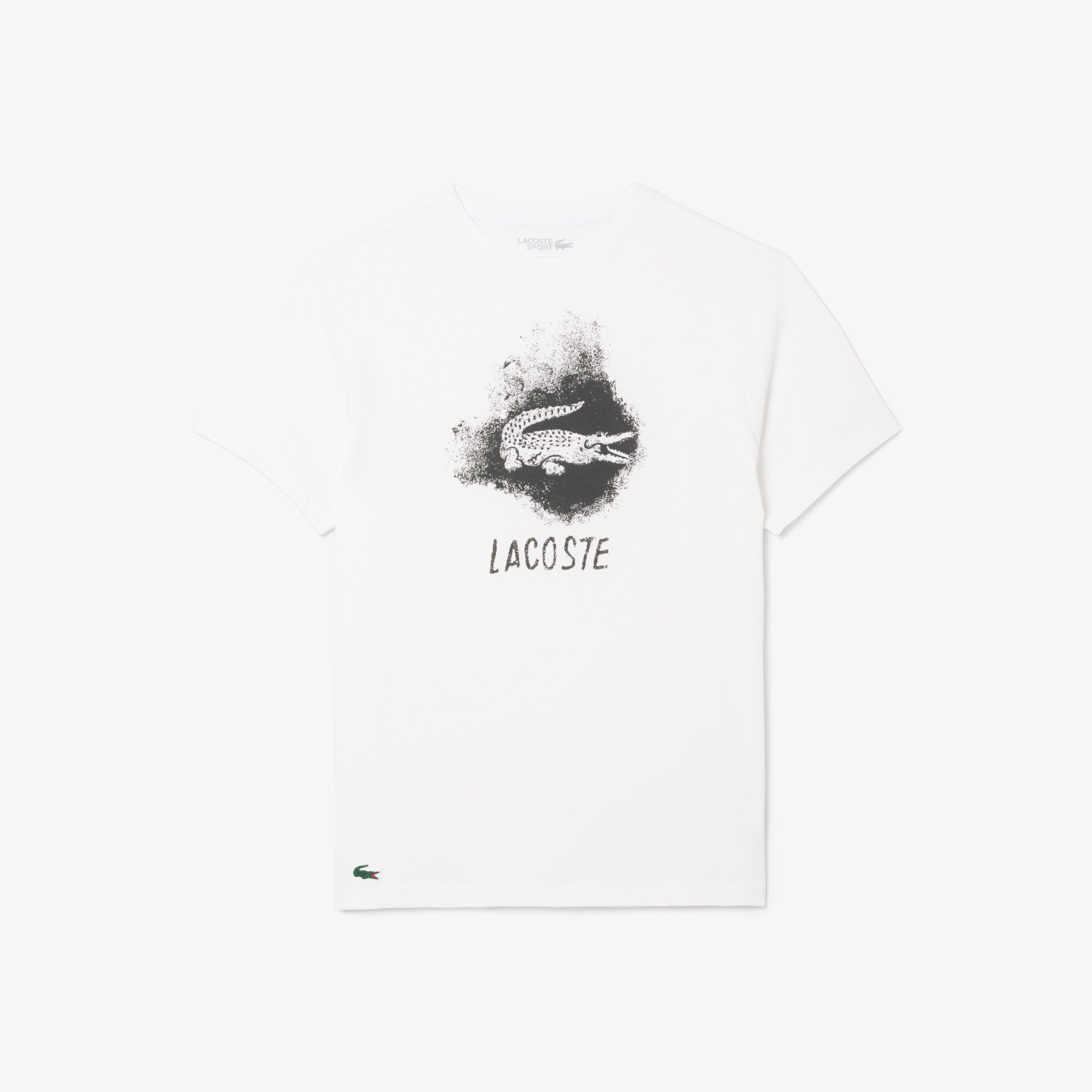 Áo Thun Thể Thao Lacoste Nam Hoạ Tiết Graphic Công Nghệ Ultra Dry