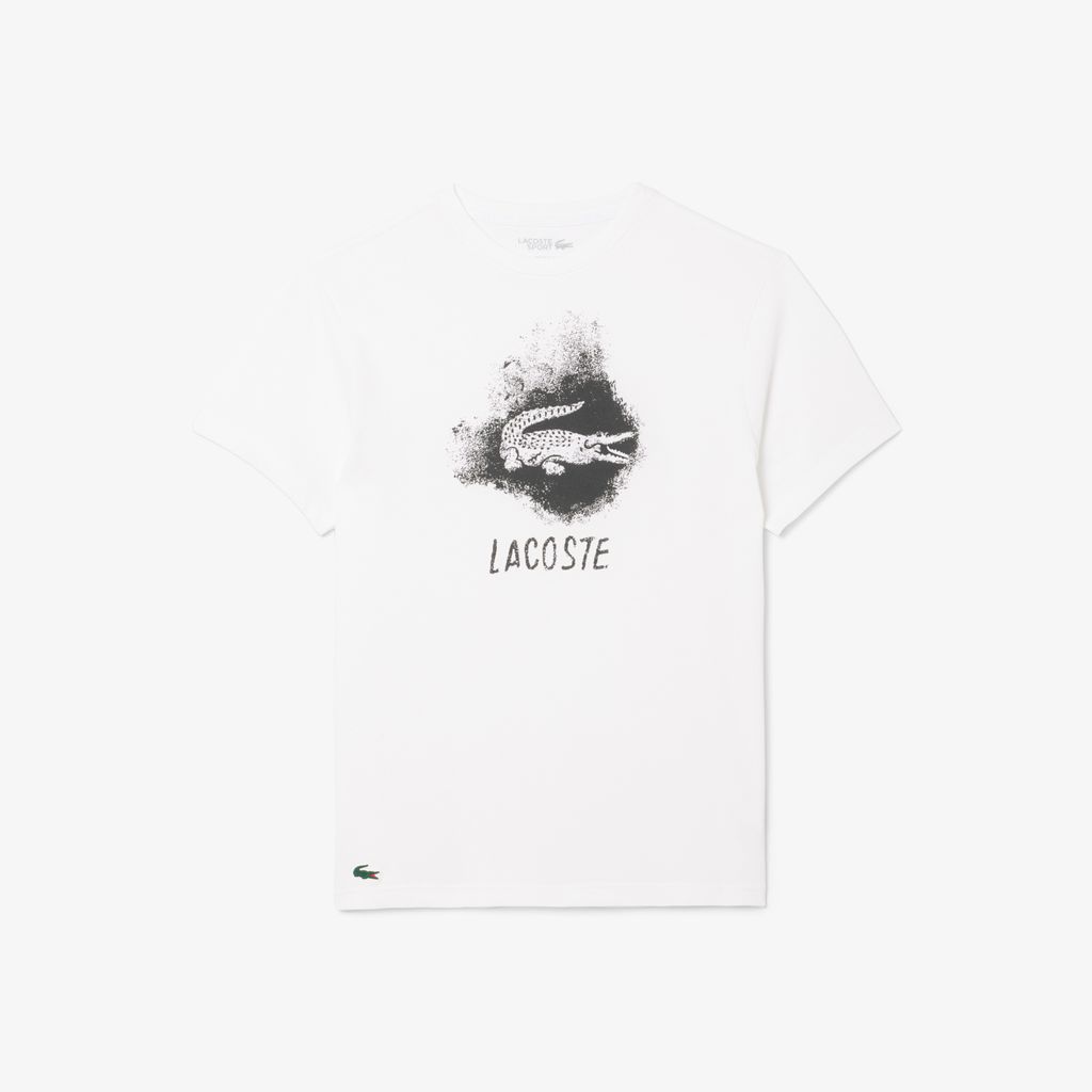 Áo Thun Thể Thao Lacoste Nam Hoạ Tiết Graphic Công Nghệ Ultra Dry