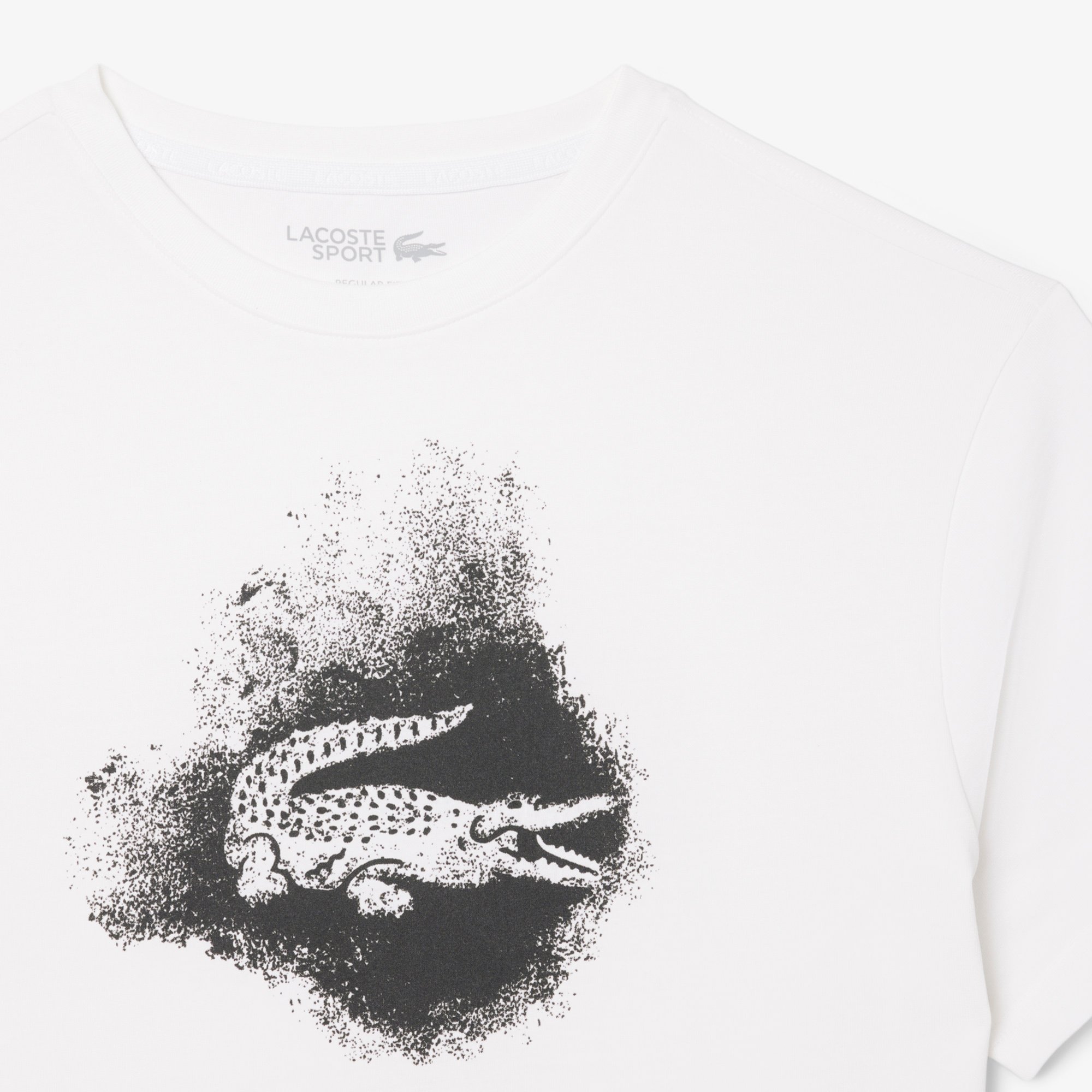 Áo Thun Thể Thao Lacoste Nam Hoạ Tiết Graphic Công Nghệ Ultra Dry