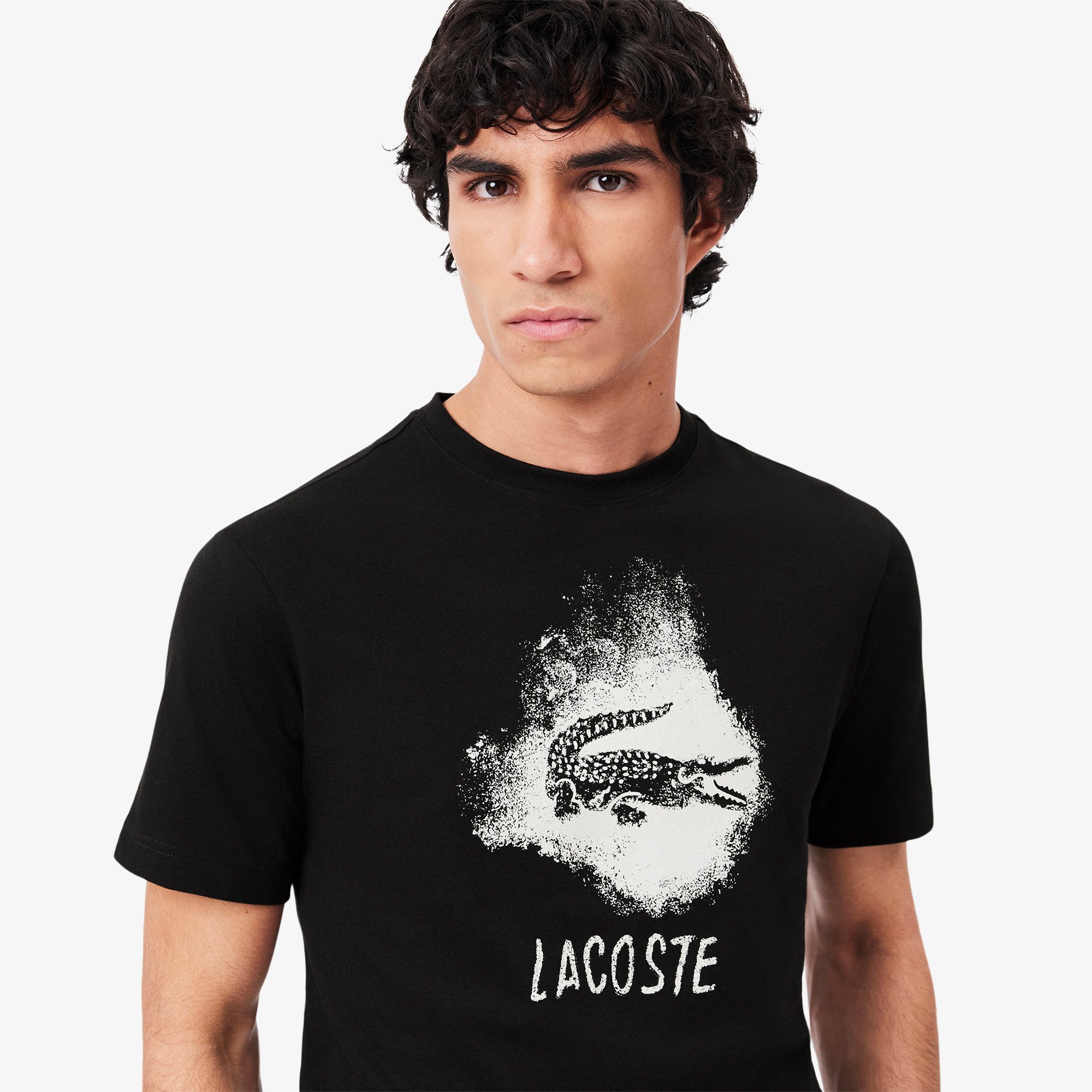 Áo Thun Thể Thao Lacoste Nam Hoạ Tiết Graphic Công Nghệ Ultra Dry
