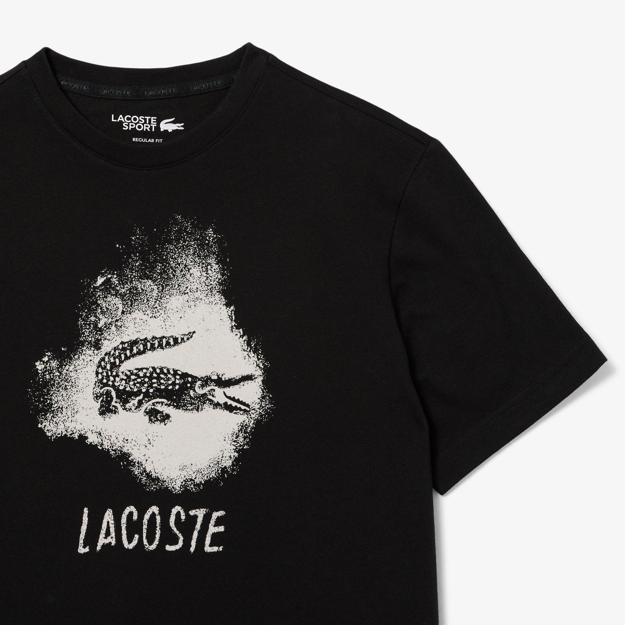 Áo Thun Thể Thao Lacoste Nam Hoạ Tiết Graphic Công Nghệ Ultra Dry