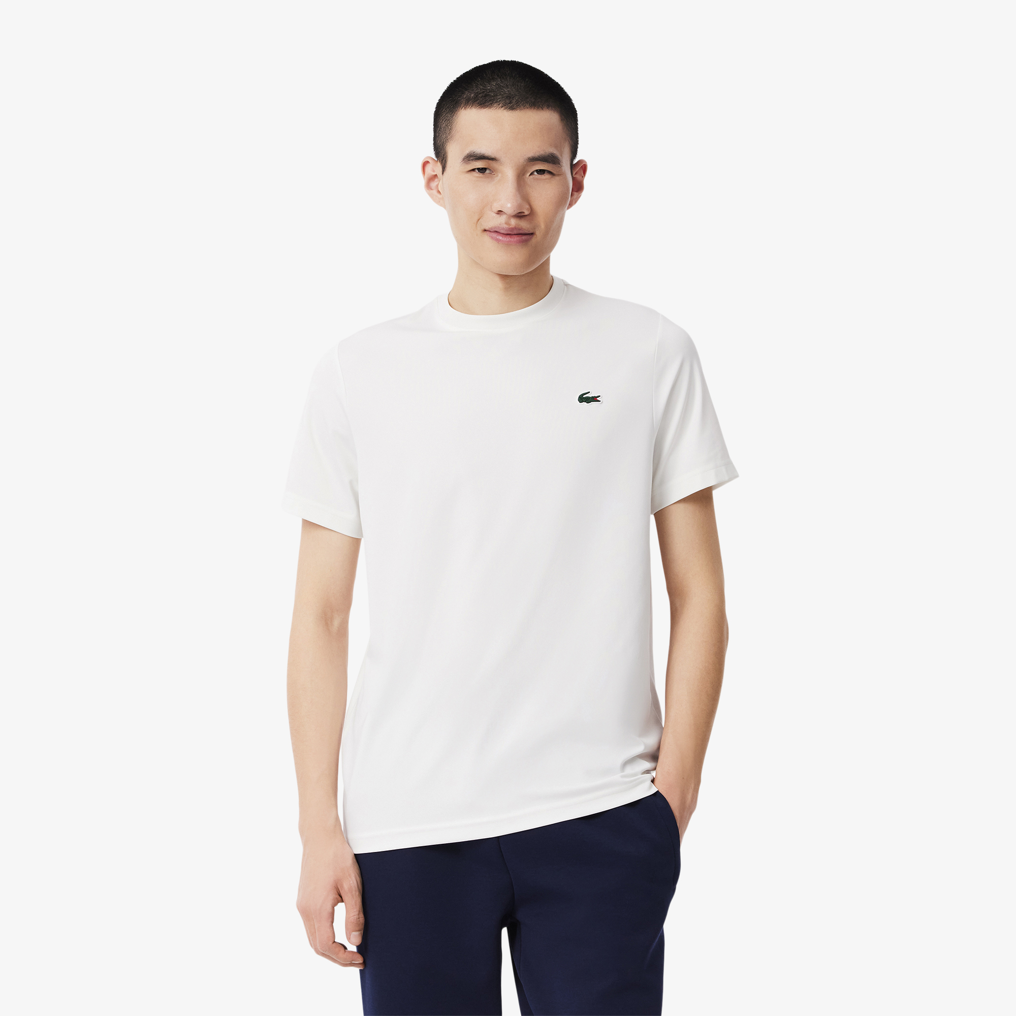Áo Thun Thể Thao Lacoste Nam Chất Liệu Nhẹ Co Giãn Chống Tia UV