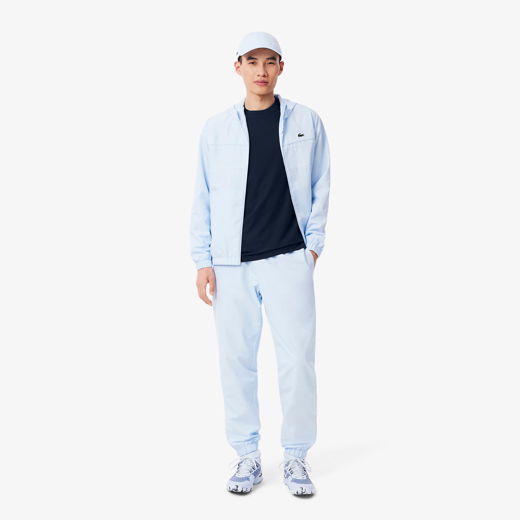 Áo Thun Thể Thao Lacoste Nam Chất Liệu Nhẹ Co Giãn Chống Tia UV