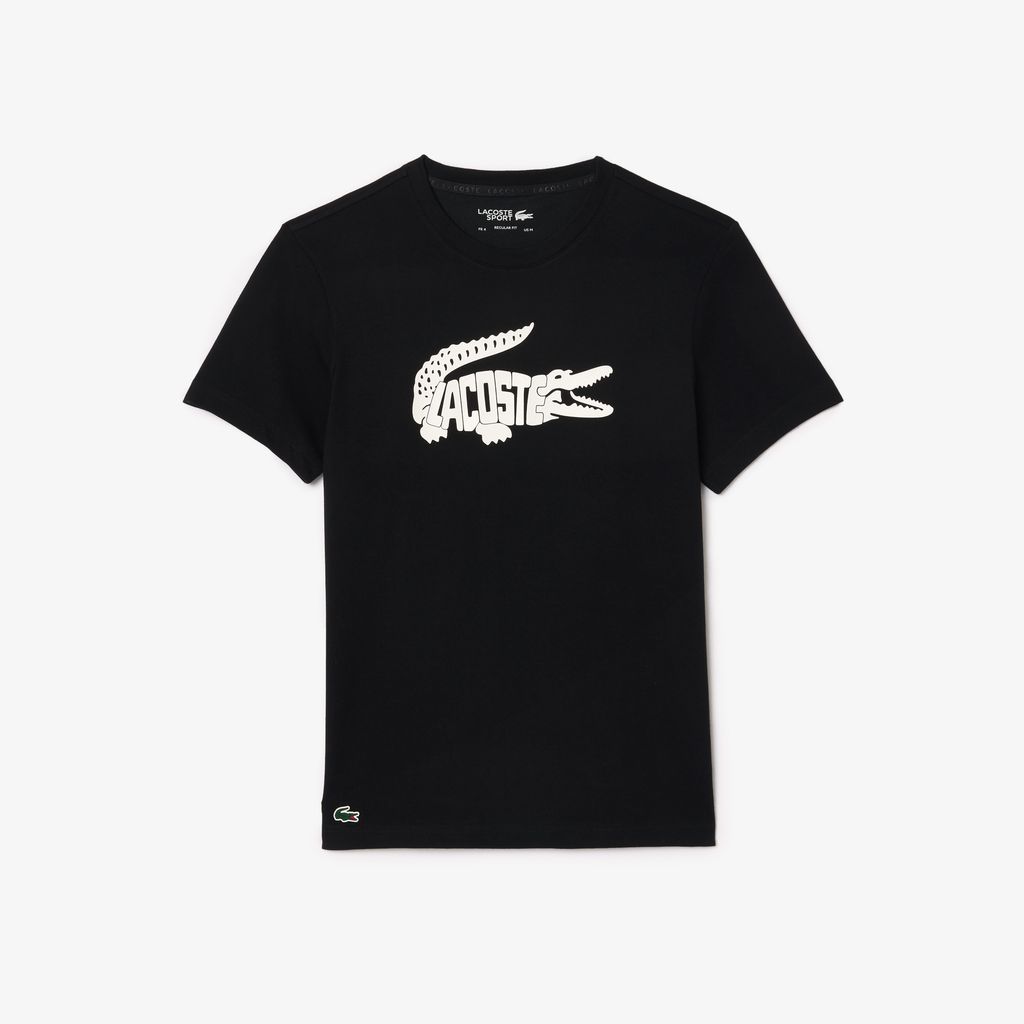 Áo Thun Thể Thao Lacoste Nam Họa Tiết In Công Nghệ Ultra-Dry
