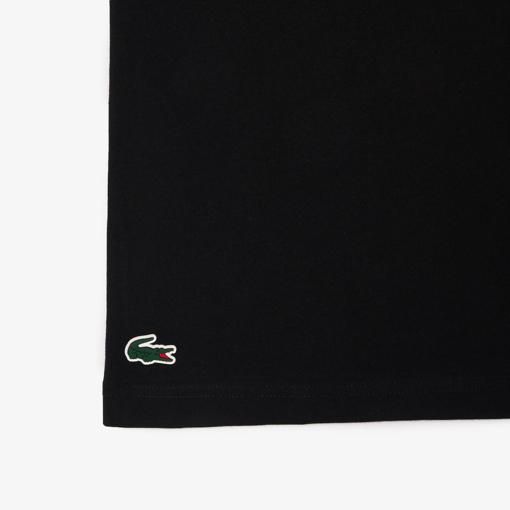 Áo Thun Thể Thao Lacoste Nam Họa Tiết In Công Nghệ Ultra-Dry