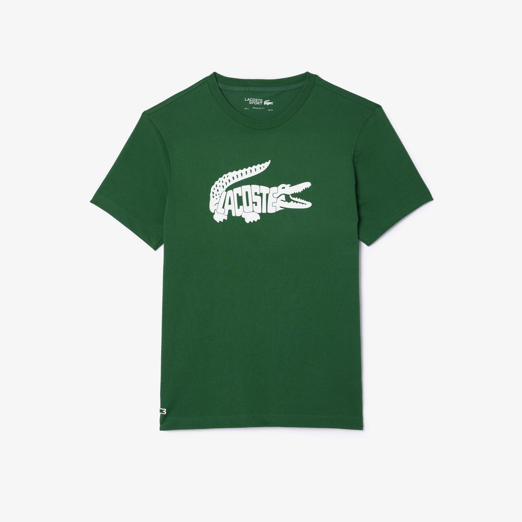 Áo Thun Thể Thao Lacoste Nam Họa Tiết In Công Nghệ Ultra-Dry