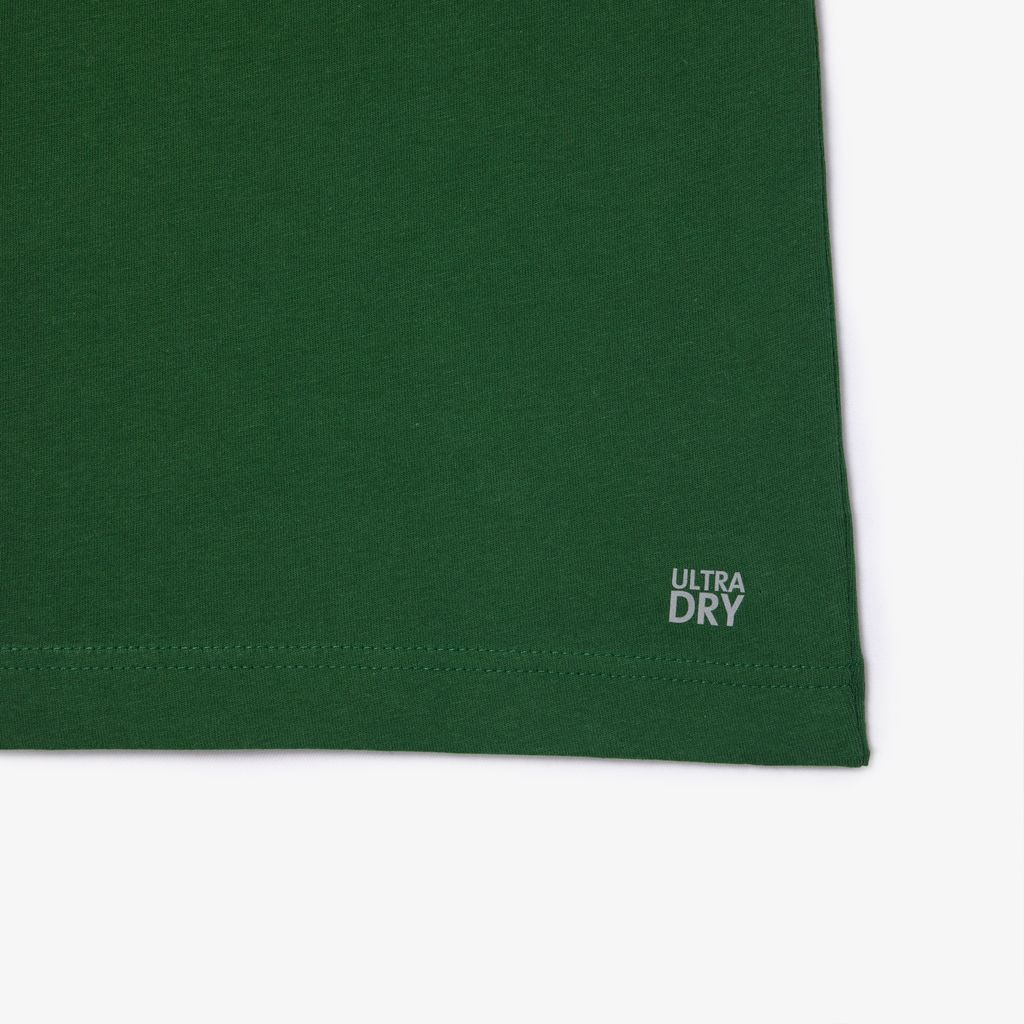 Áo Thun Thể Thao Lacoste Nam Họa Tiết In Công Nghệ Ultra-Dry