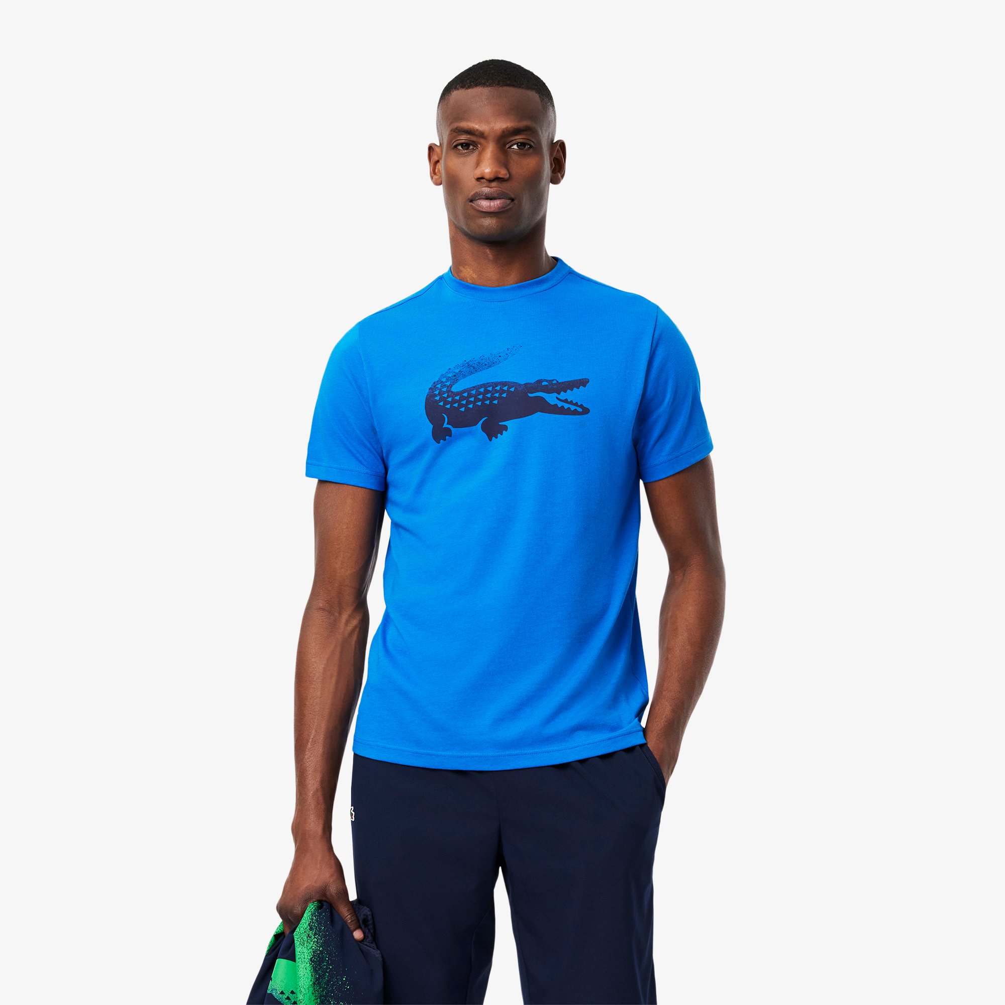 Áo Thun Tennis Lacoste Nam Lacoste Tennis x Daniil Medvedev