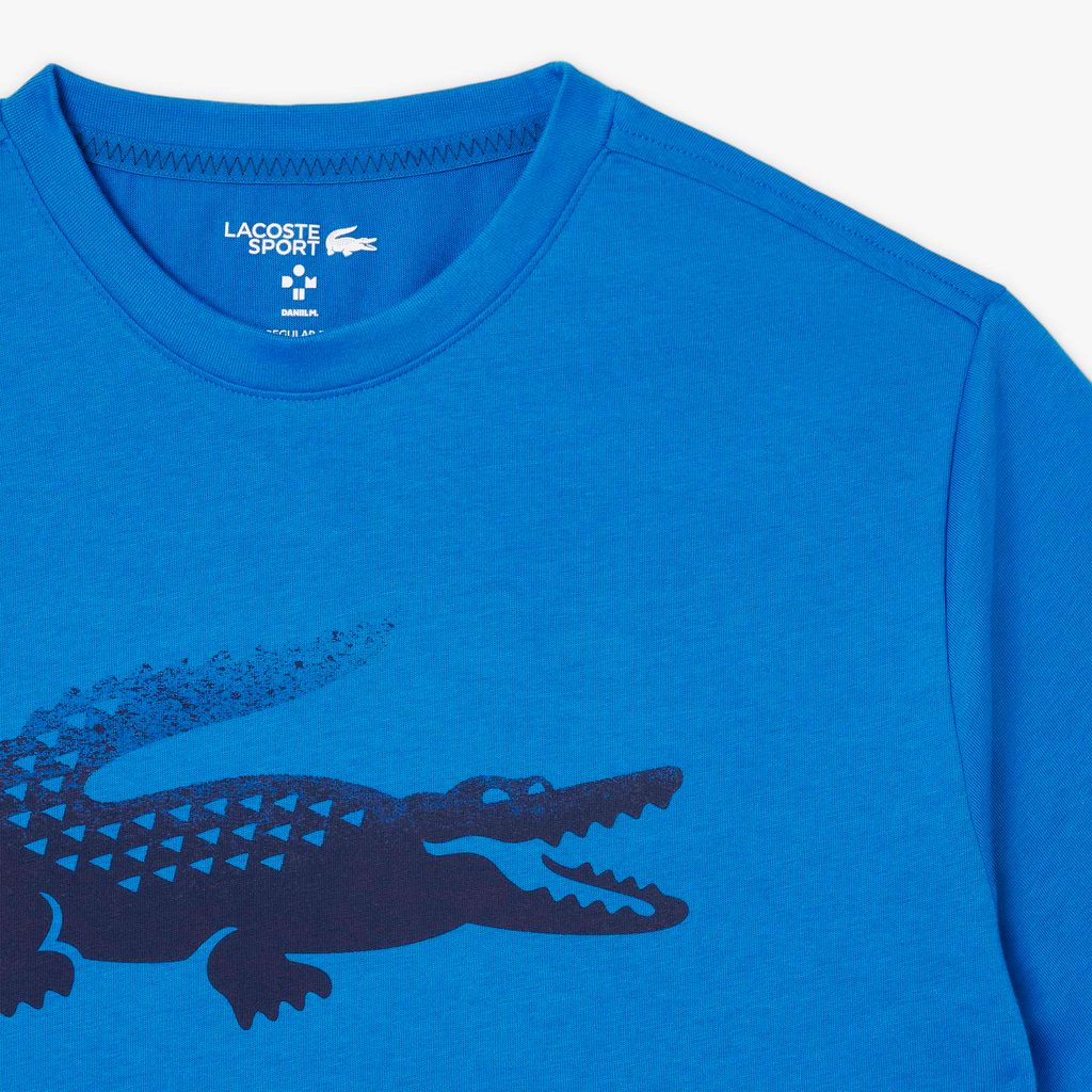 Áo Thun Tennis Lacoste Nam Lacoste Tennis x Daniil Medvedev