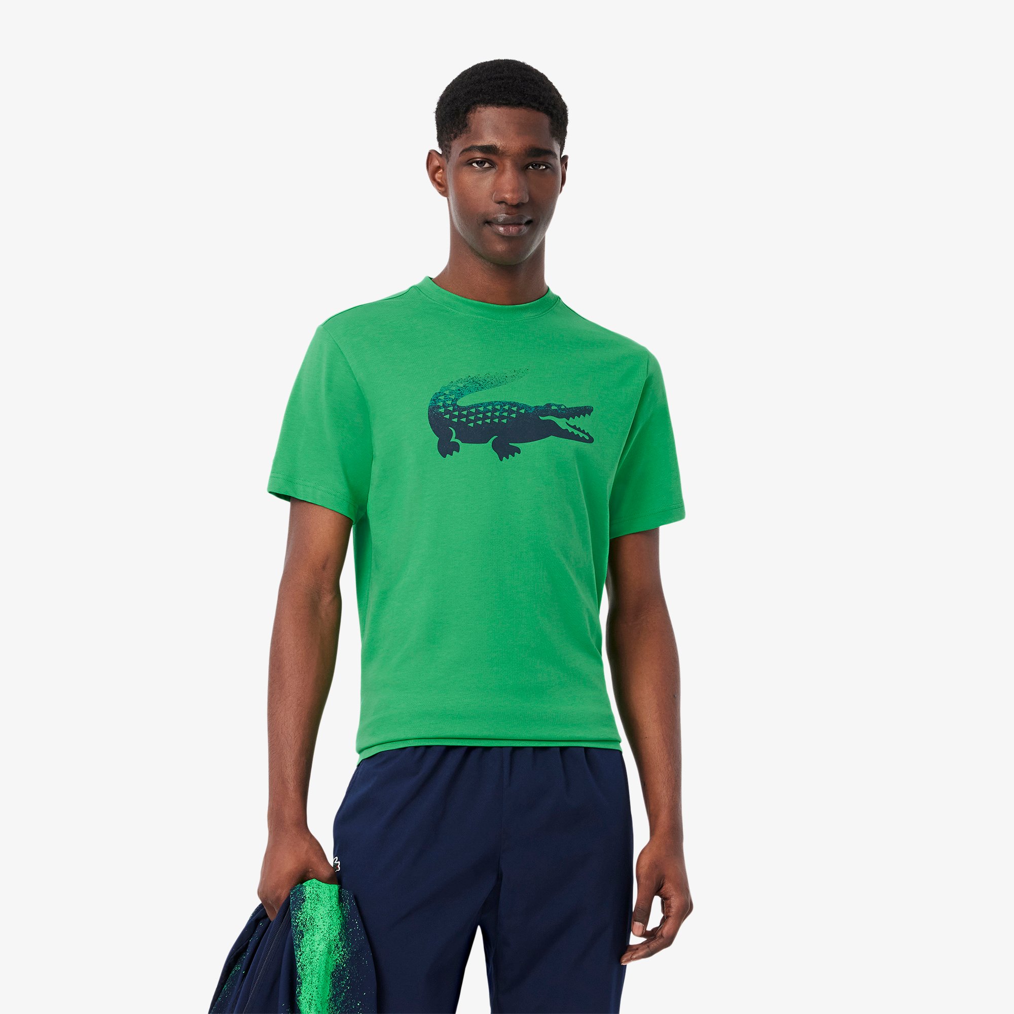 Áo Thun Tennis Lacoste Nam Lacoste Tennis x Daniil Medvedev