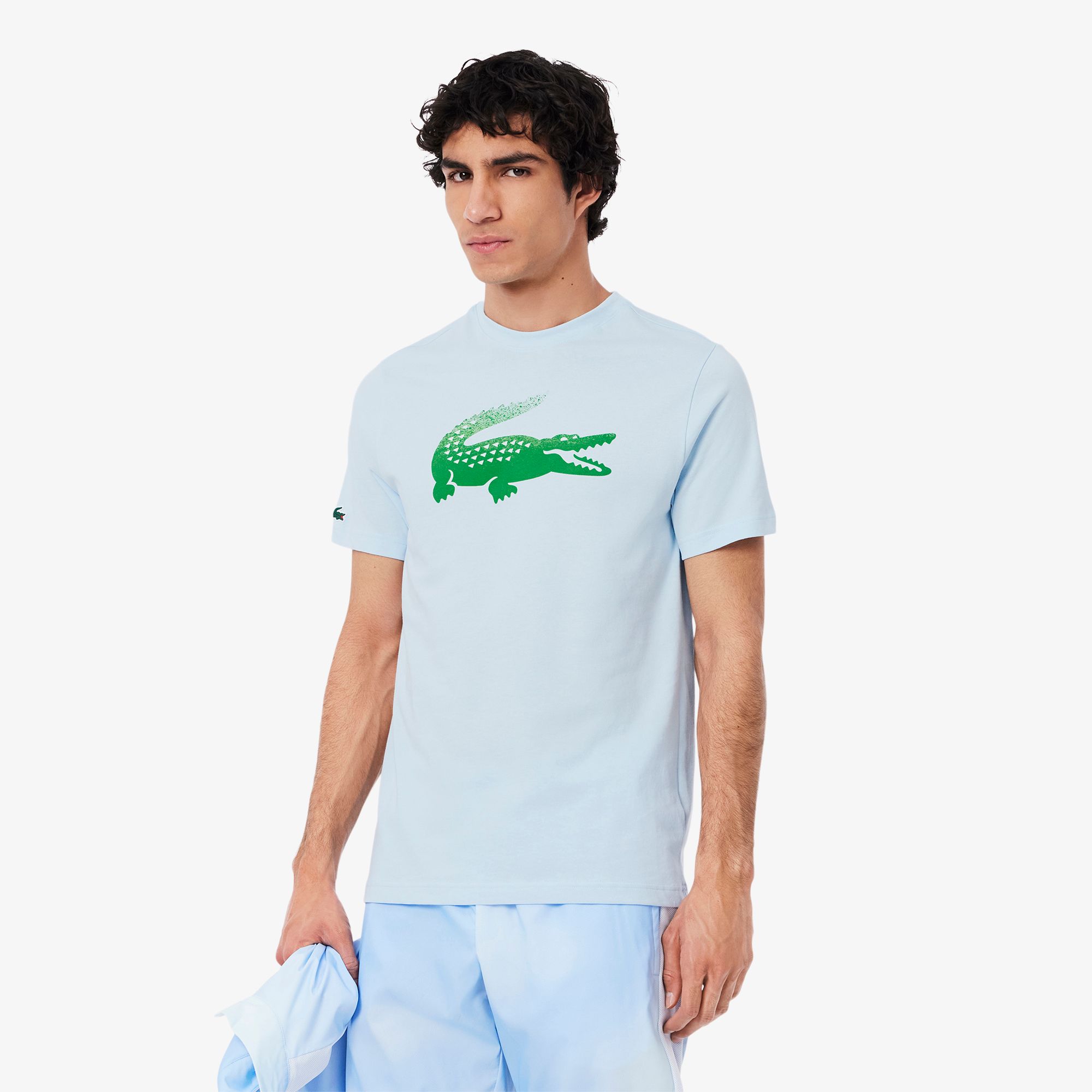 Áo Thun Tennis Lacoste Nam Lacoste Tennis x Daniil Medvedev