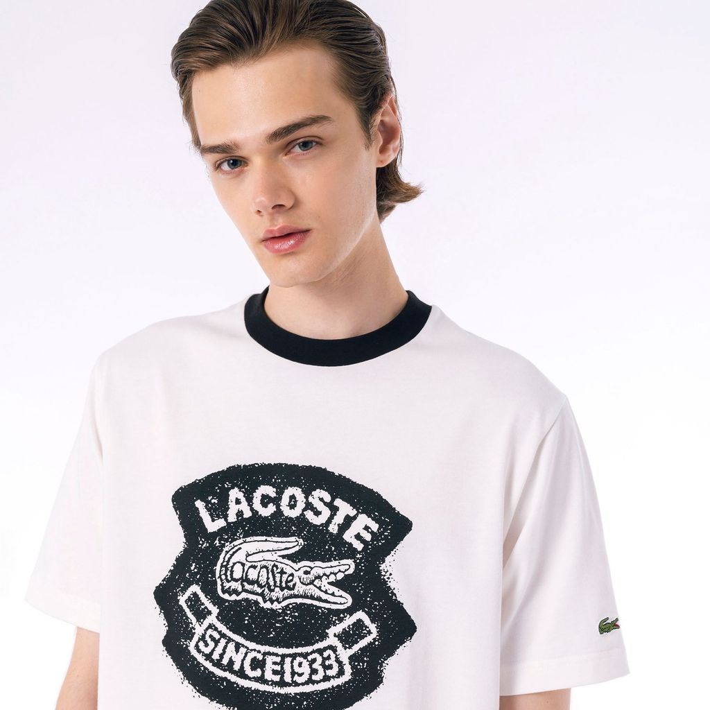 Áo Thun Lacoste Nam Cổ Điển In Hình Chuông