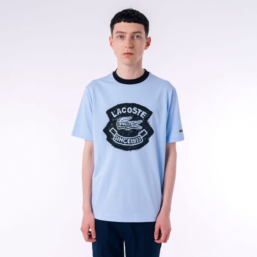 Áo Thun Lacoste Nam Cổ Điển In Hình Chuông