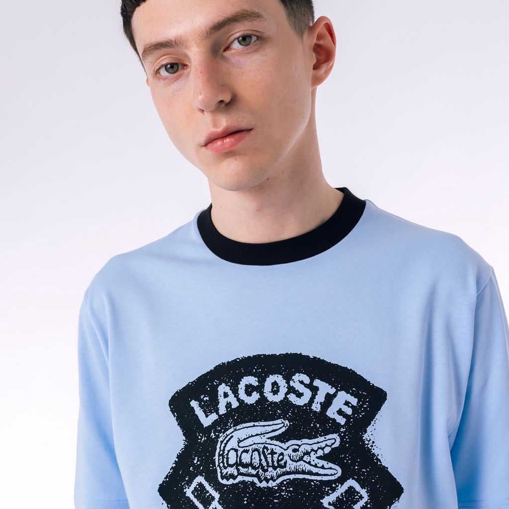 Áo Thun Lacoste Nam Cổ Điển In Hình Chuông