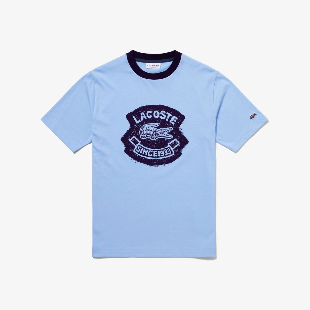 Áo Thun Lacoste Nam Cổ Điển In Hình Chuông