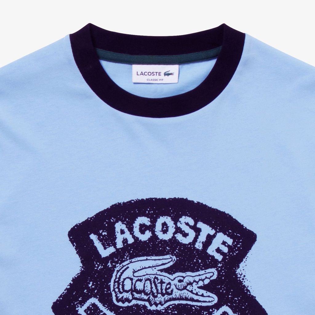 Áo Thun Lacoste Nam Cổ Điển In Hình Chuông