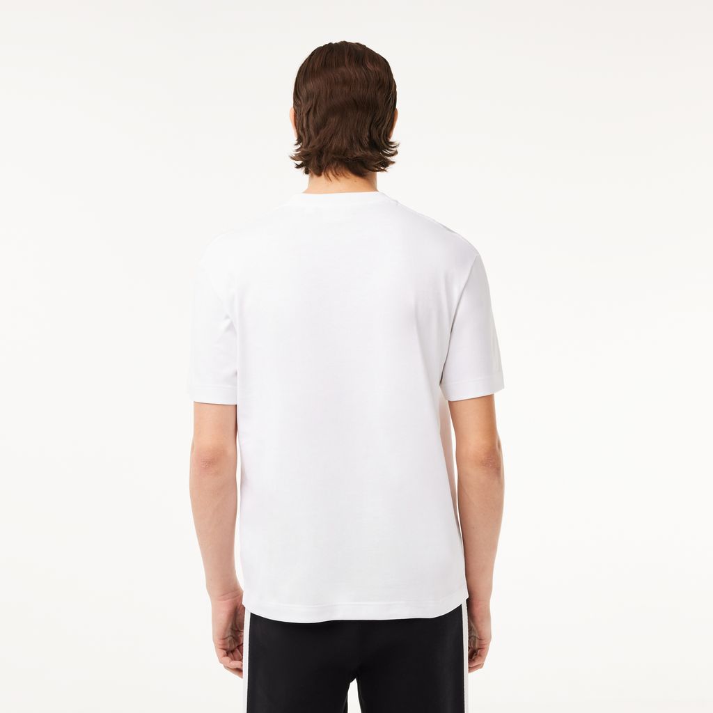 Áo Thun Tennis Lacoste Nam Sản Xuất Tại Pháp Chất Liệu Cotton Dày