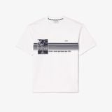 Áo Thun Tennis Lacoste Nam Sản Xuất Tại Pháp Chất Liệu Cotton Dày