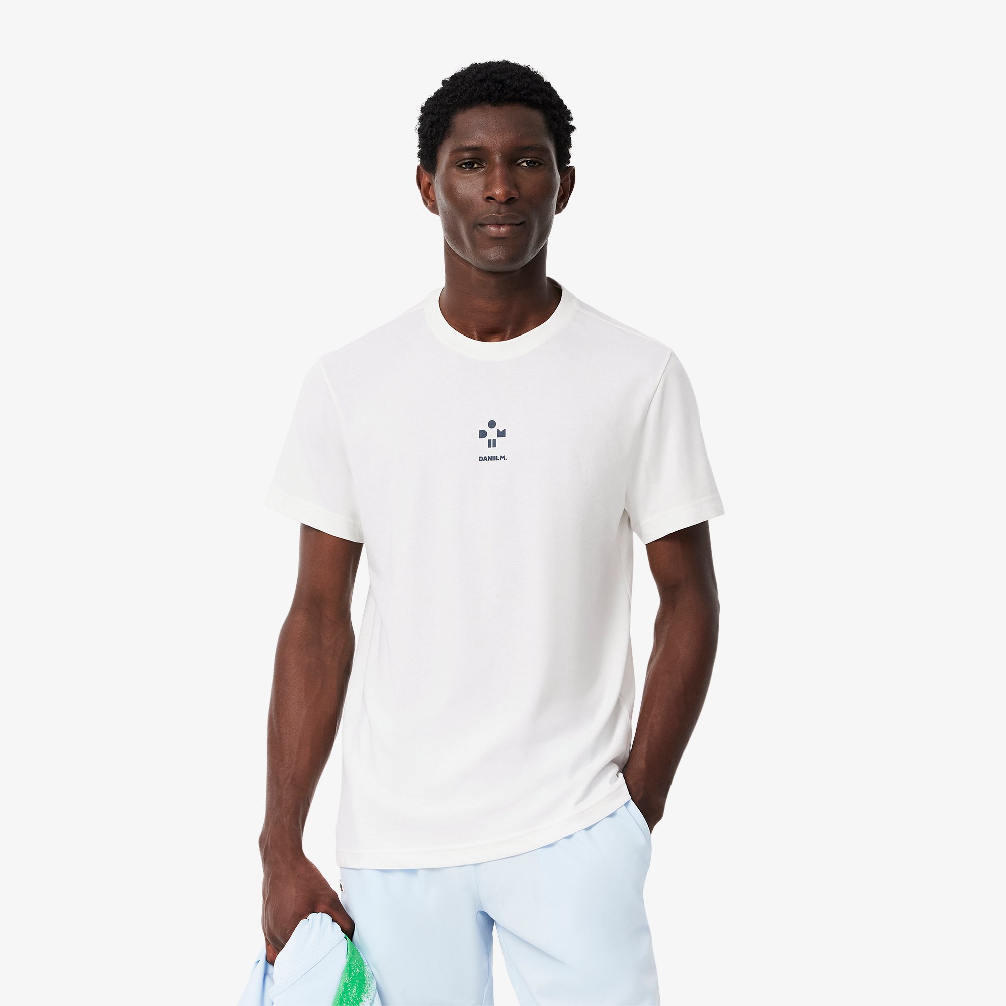 Áo Thun Tennis Lacoste Nam x Daniil Medvedev Công Nghệ Ultra-Dry