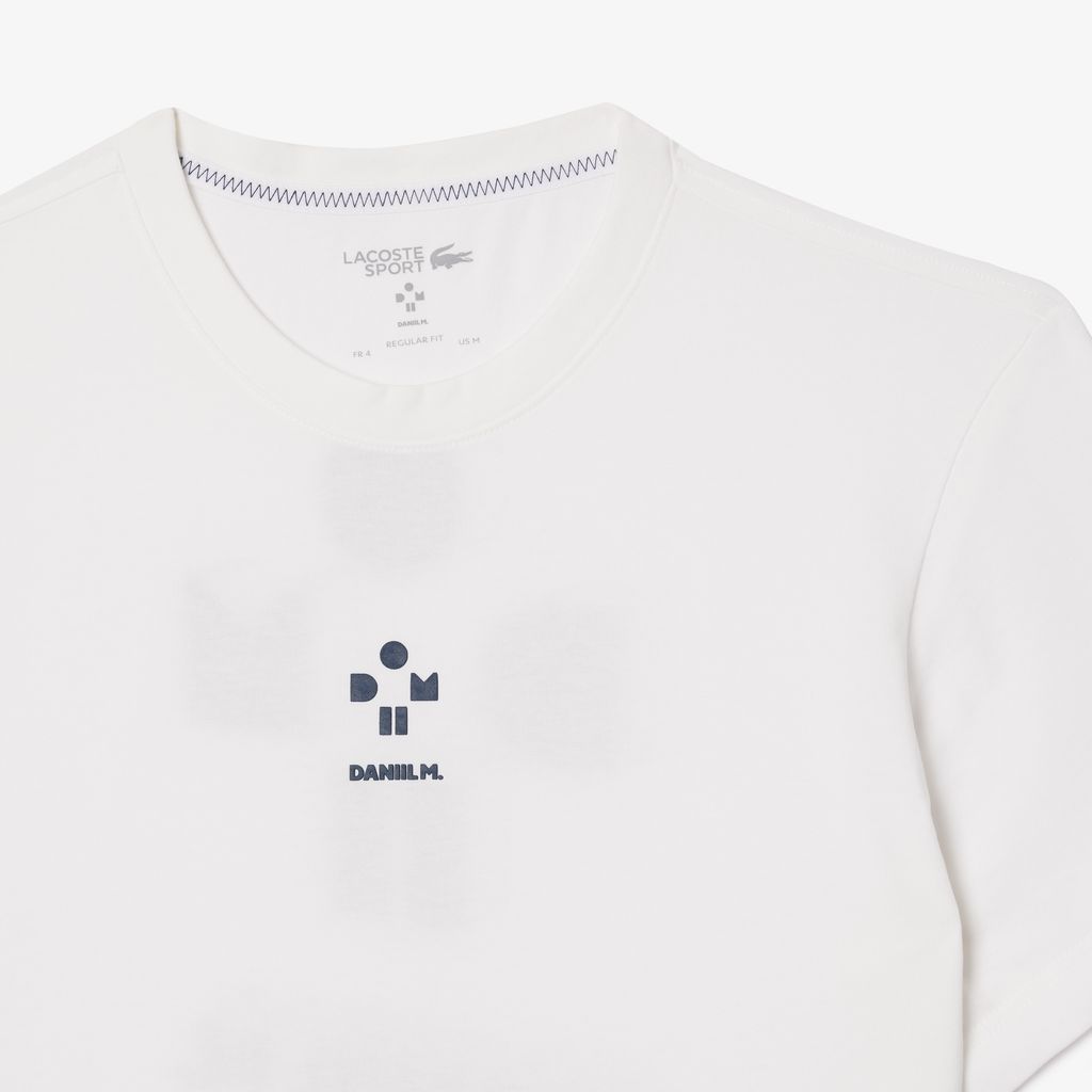 Áo Thun Tennis Lacoste Nam x Daniil Medvedev Công Nghệ Ultra-Dry