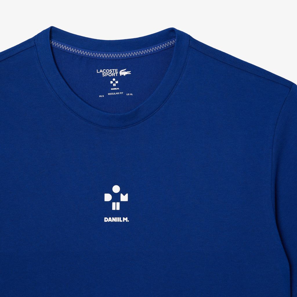 Áo Thun Tennis Lacoste Nam x Daniil Medvedev Công Nghệ Ultra-Dry