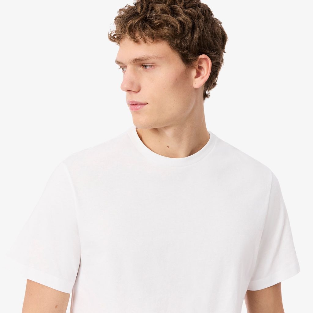 Áo Thun Mặc Nhà Lacoste Nam Chất Liệu Cotton Họa Tiết In