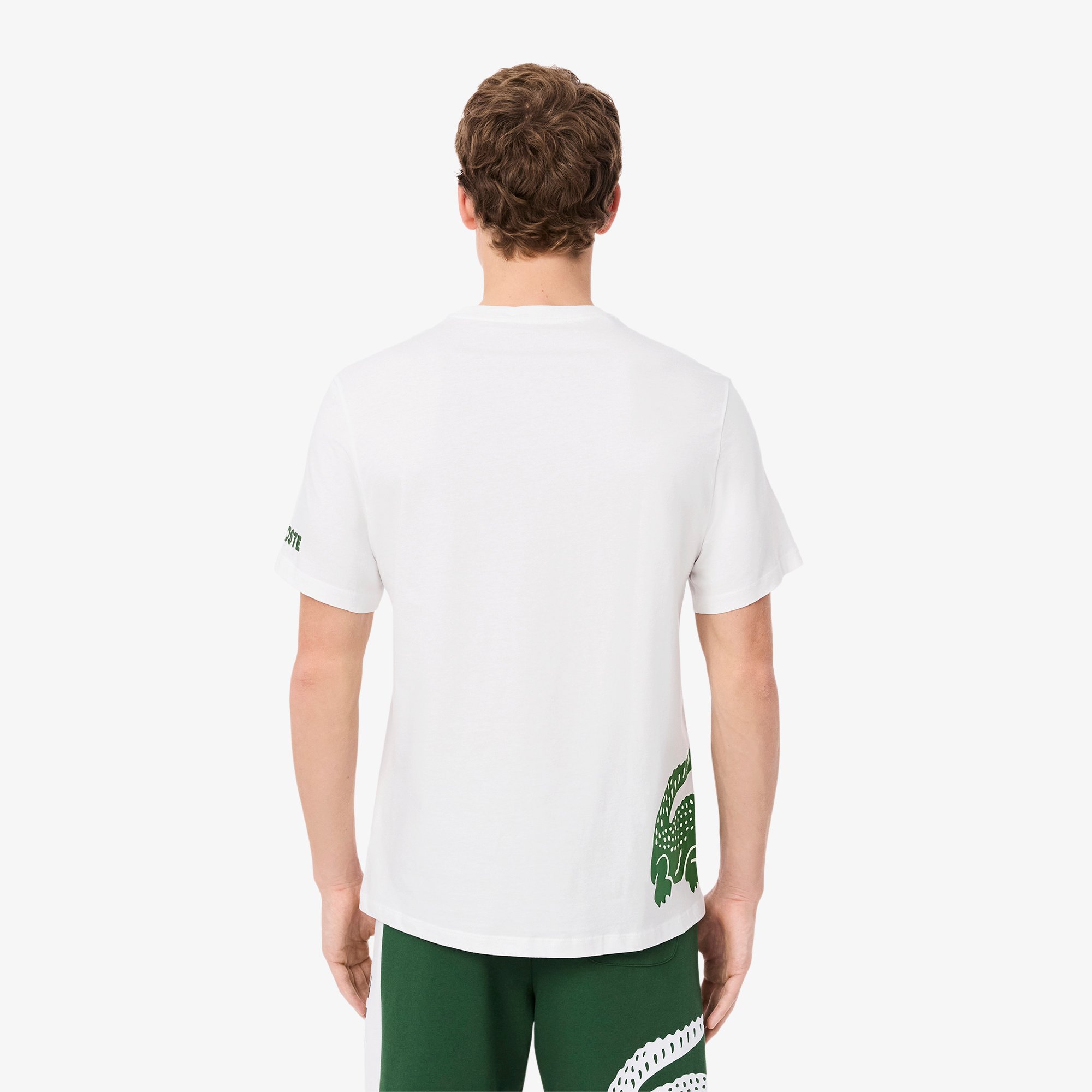 Áo Thun Mặc Nhà Lacoste Nam Chất Liệu Cotton Họa Tiết In