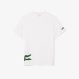 Áo Thun Mặc Nhà Lacoste Nam Chất Liệu Cotton Họa Tiết In